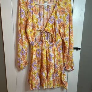 L*Space Feelin' Fine mini dress in Oopsie Daisy Floral print Size M